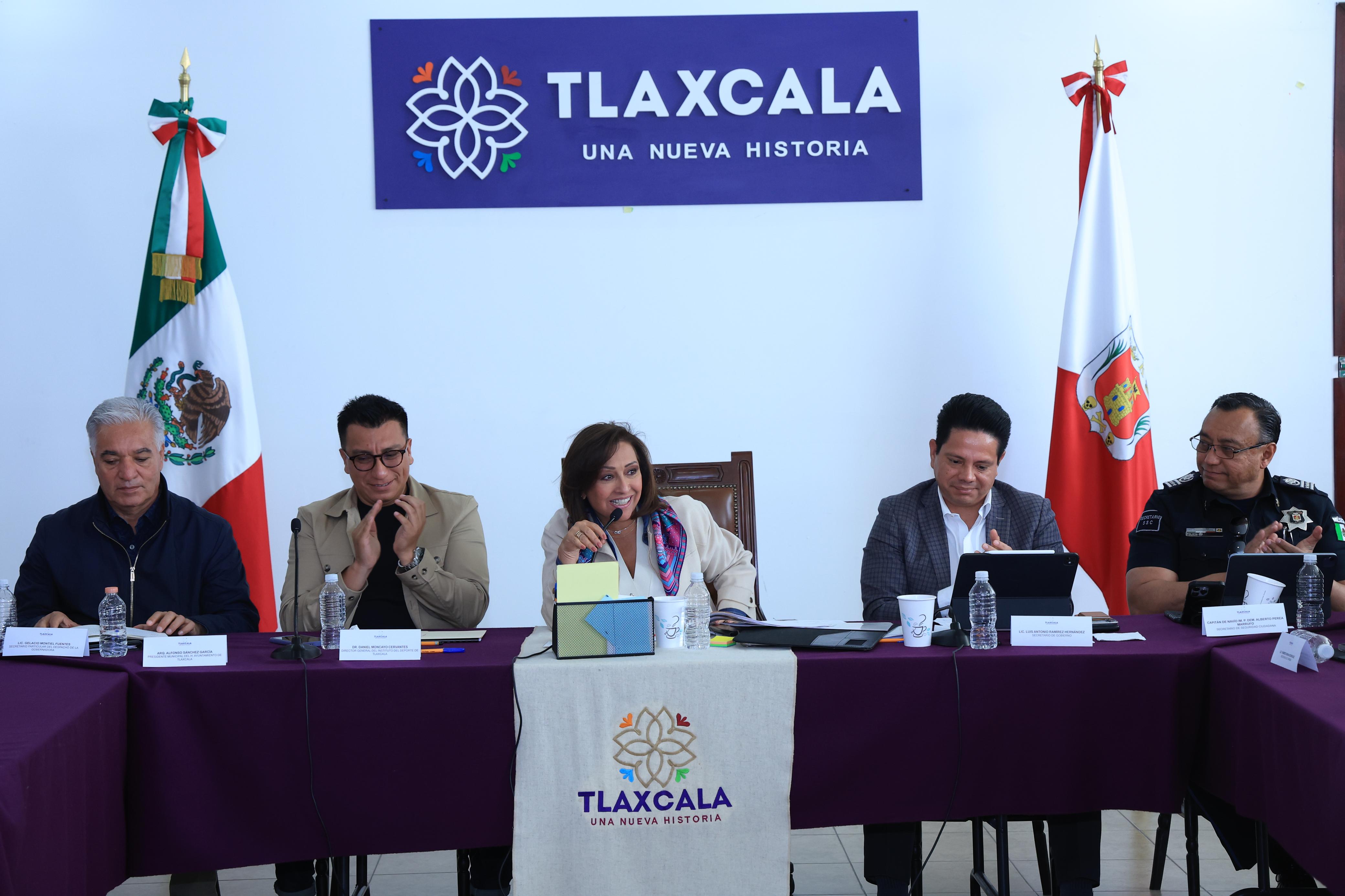 Encabeza gobernadora Lorena Cuéllar reunión de trabajo rumbo a Olimpiada Nacional 2025
